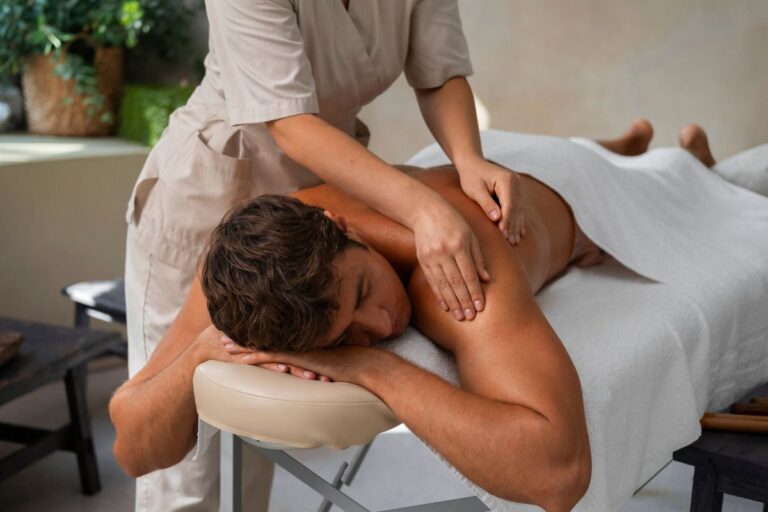 Massagem para relaxamento