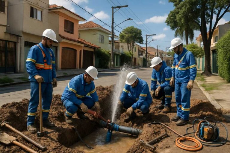 Zona leste lidera ranking de chamados para reparo de vazamentos em SP