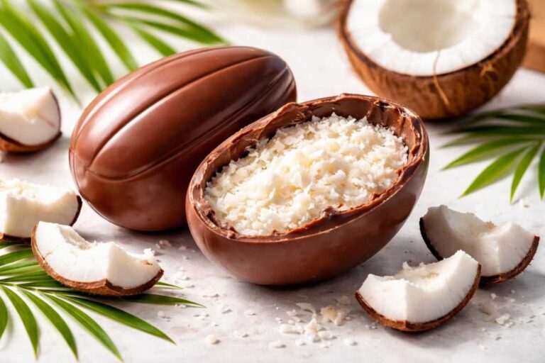 Ovo de Páscoa Caribe: chocolate, banana e sabor marcante para os amantes de coco